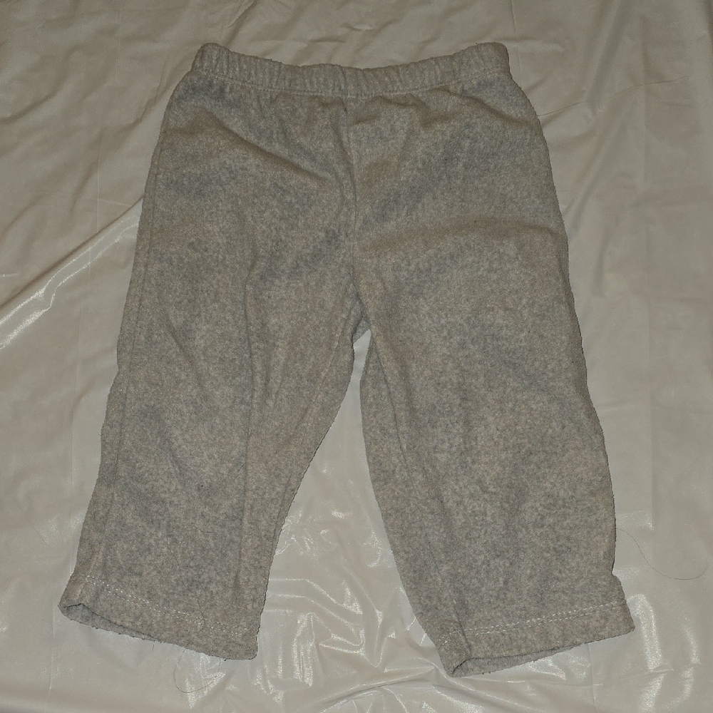 Carters Boys Light Gray Fleece Pants 9 Months